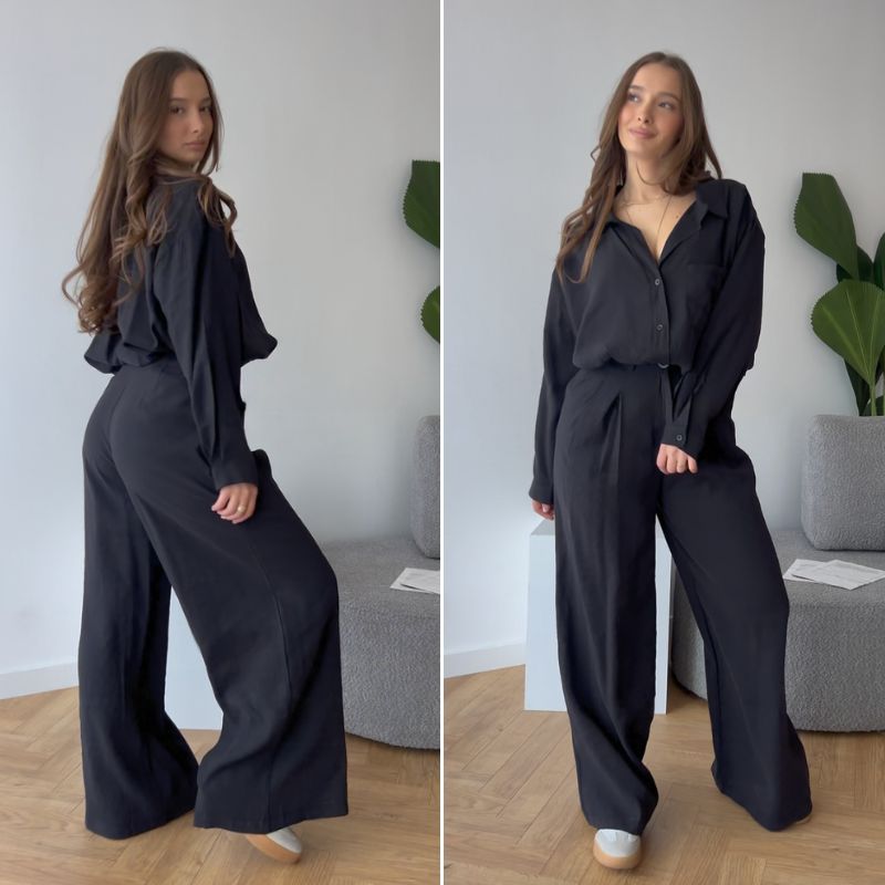 Completo oversize con camicetta