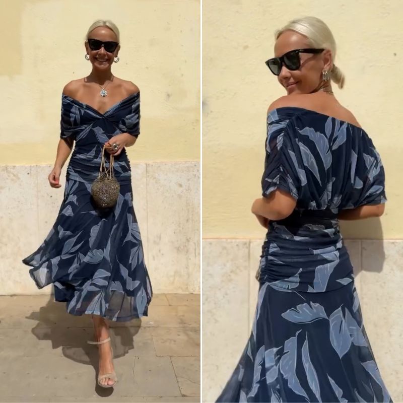 Vestido com Estampado Floral – Offerta Compra 1 e Recebe 2